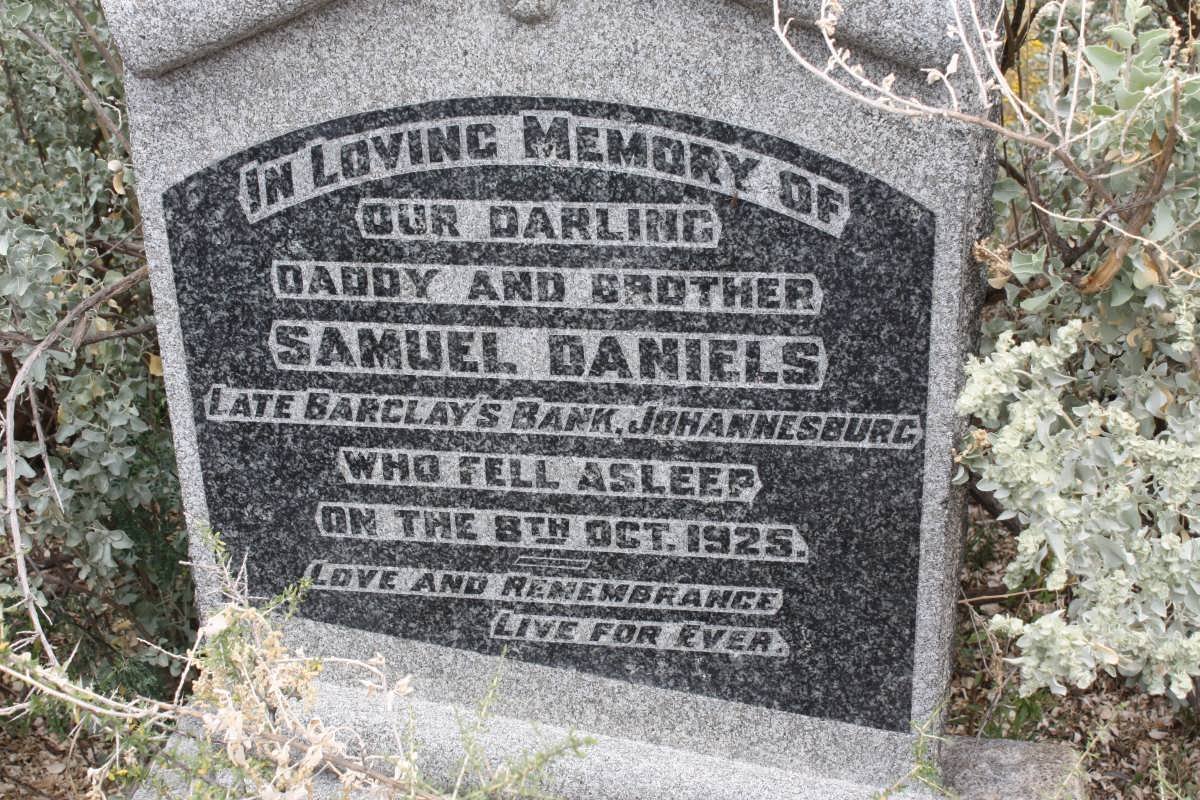 DANIELS Samuel -1925