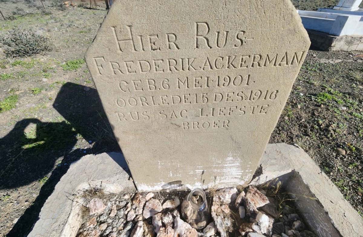 ACKERMAN Frederik 1901-1916