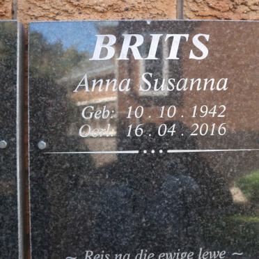 BRITS Anna Susanna 1942-2016