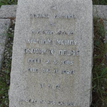 ROUSE William Henry Bentinck 1885-1928