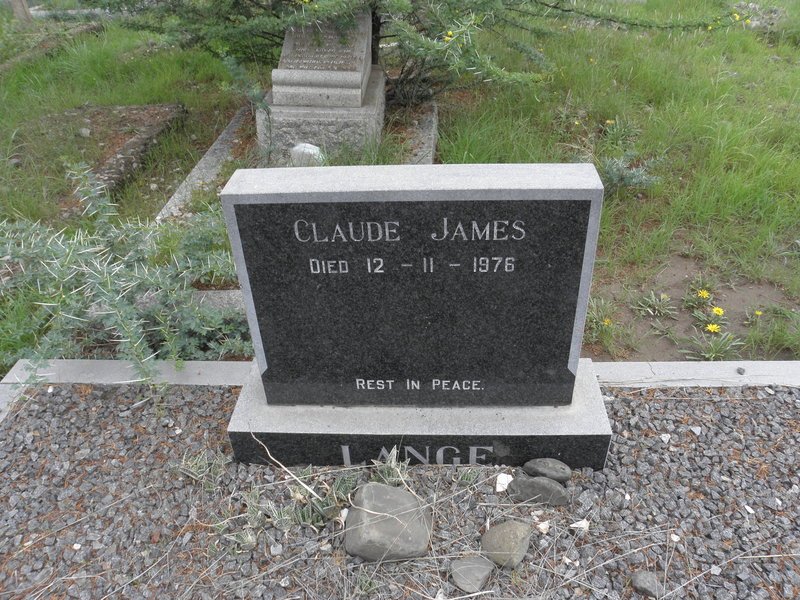 LANGE Claude James -1976