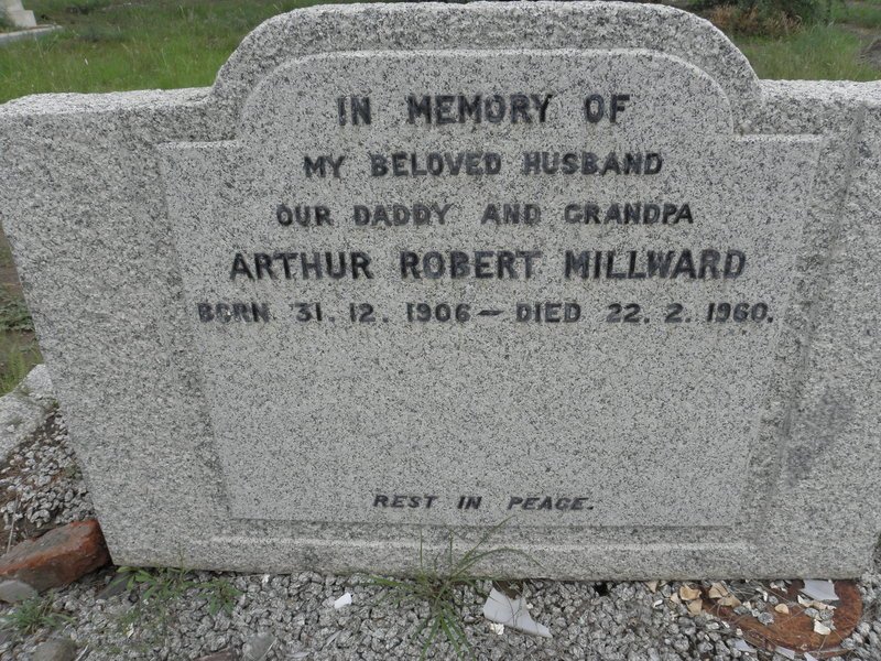 MILLWARD Arthur Robert 1906-1960