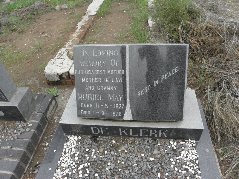 KLERK Muriel May, de 1927-1978