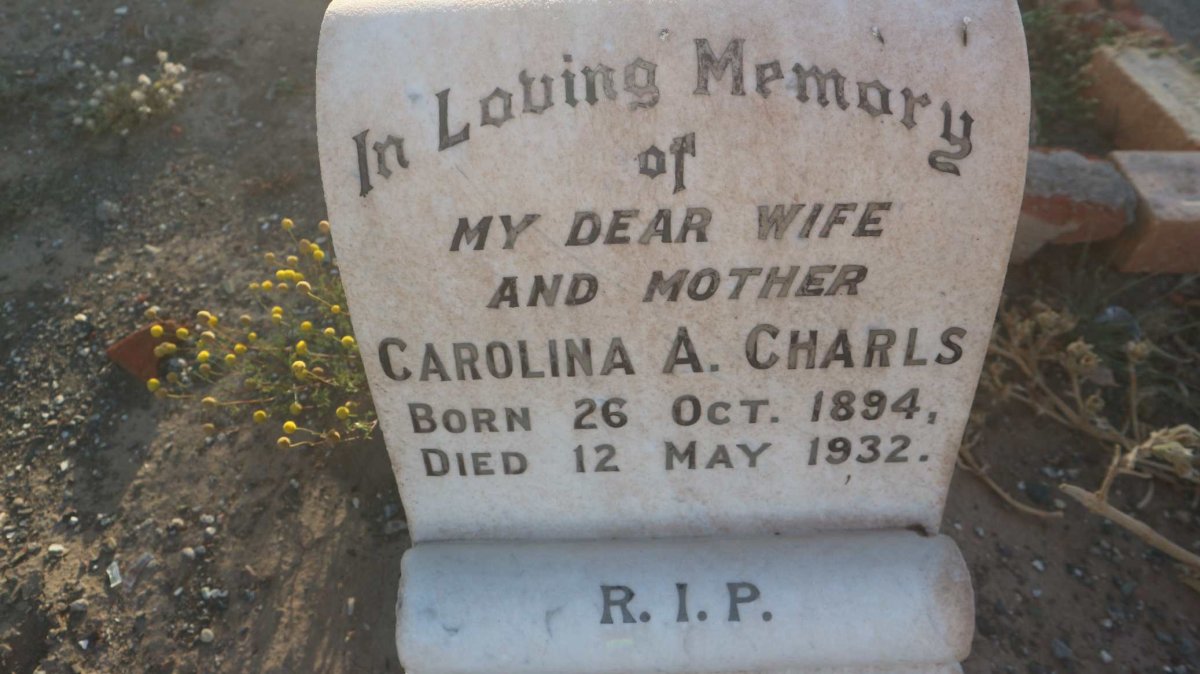 CHARLS Carolina A. 1894-1932