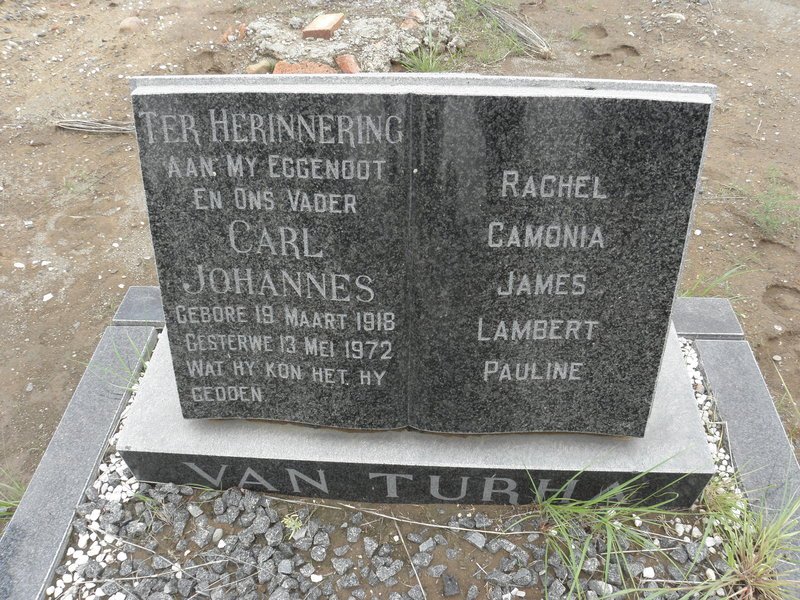 TURHA Carl Johannes, van 1918-1972