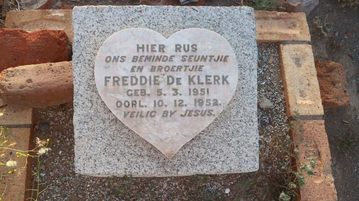 KLERK Freddie, de 1951-1952