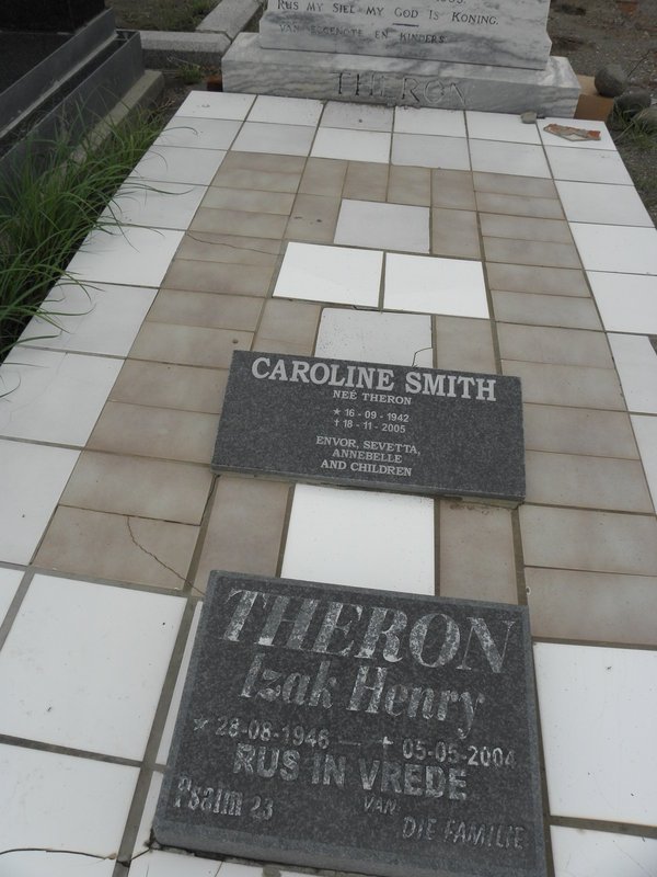 SMITH Caroline nee THERON 1942-2005 :: THERON Izak Henry 1946-2004