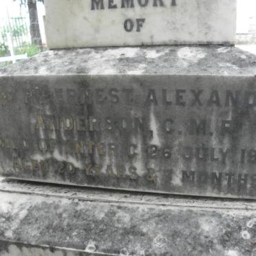 ANDERSON P. Ernest Alexander -1905