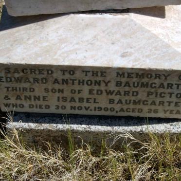 BAUMGARTEN Edward Anthony -1900