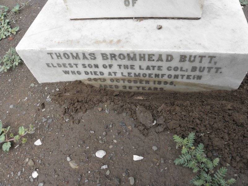 BUTT Thomas Bromhead -1895