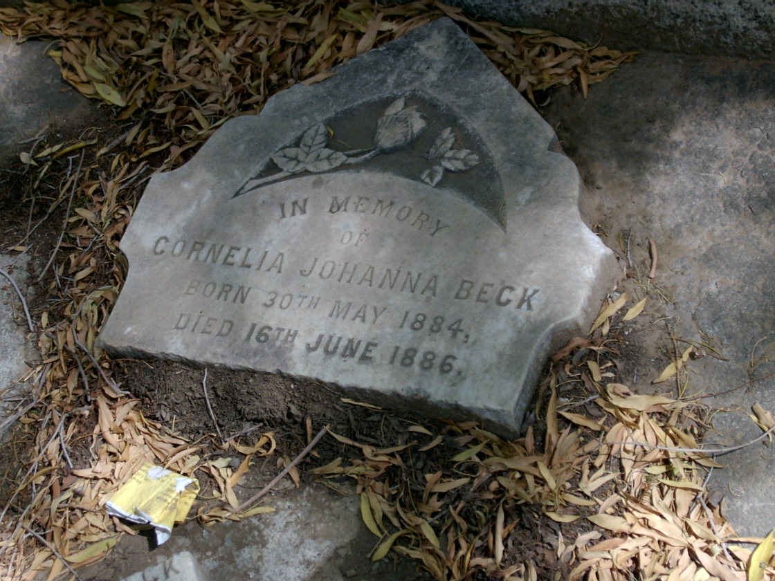 BECK Cornelia Johanna 1884-1886
