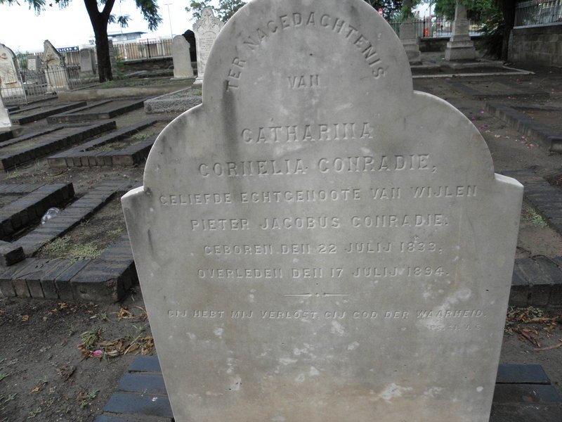 CONRADIE Catharina Cornelia 1833-1894