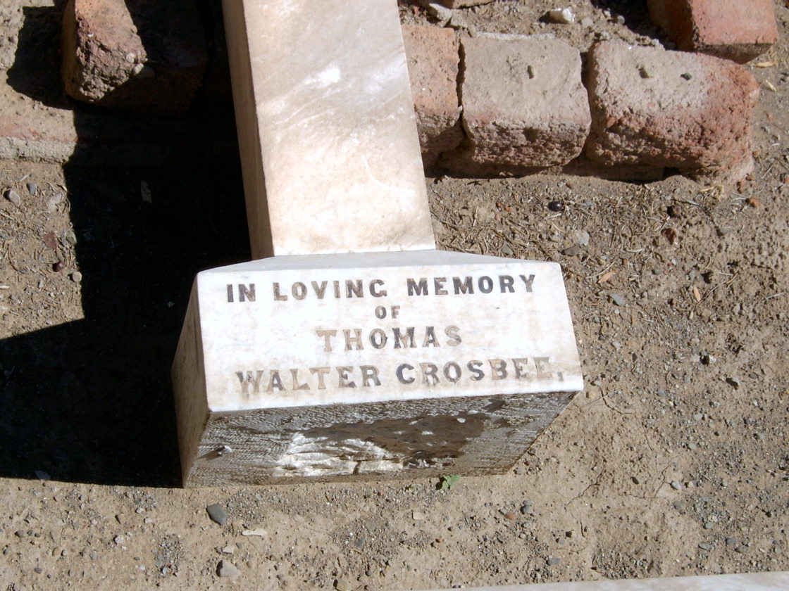 CROSBEE Thomas Walter -1897