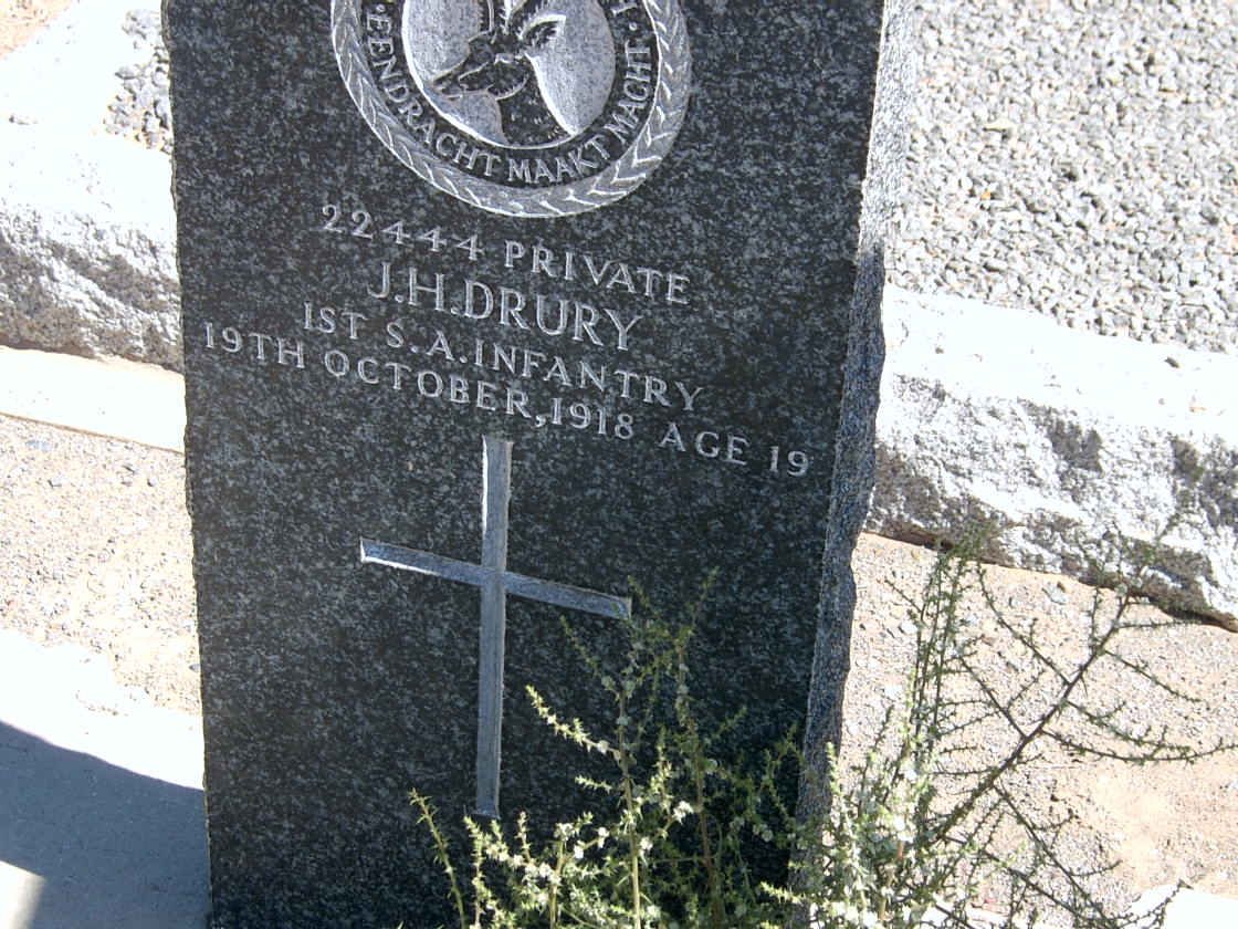 DRURY J.H. -1918