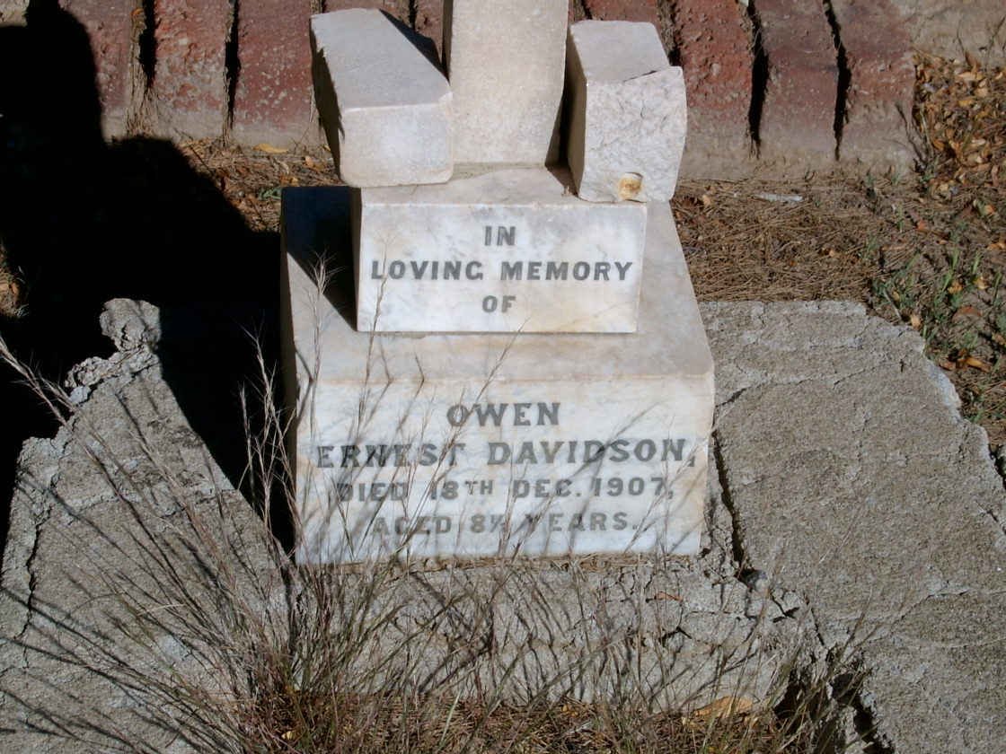 DAVIDSON Owen Ernest -1907