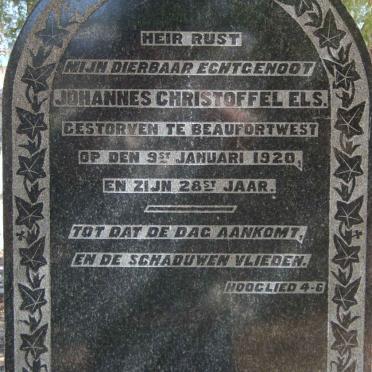 ELS Johannes Christoffel -1920