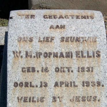 ELLIS W.M. 1931-1939