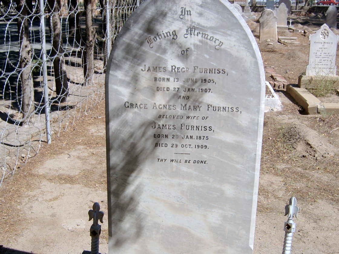 FURNISS James Reg 1905-1907 :: FURNISS Grace Agnes Mary 1875-1909