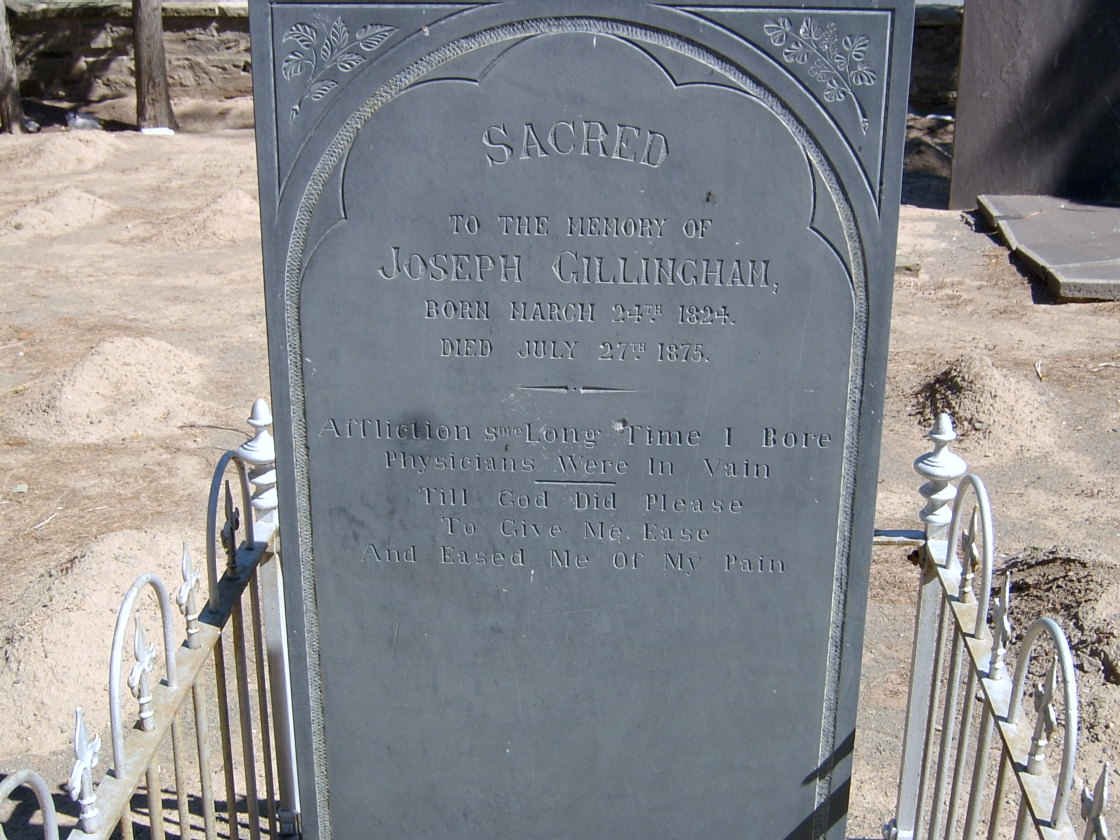 GILLINGHAM Joseph 1824-1875