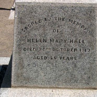 HALL Helen Mary -1918