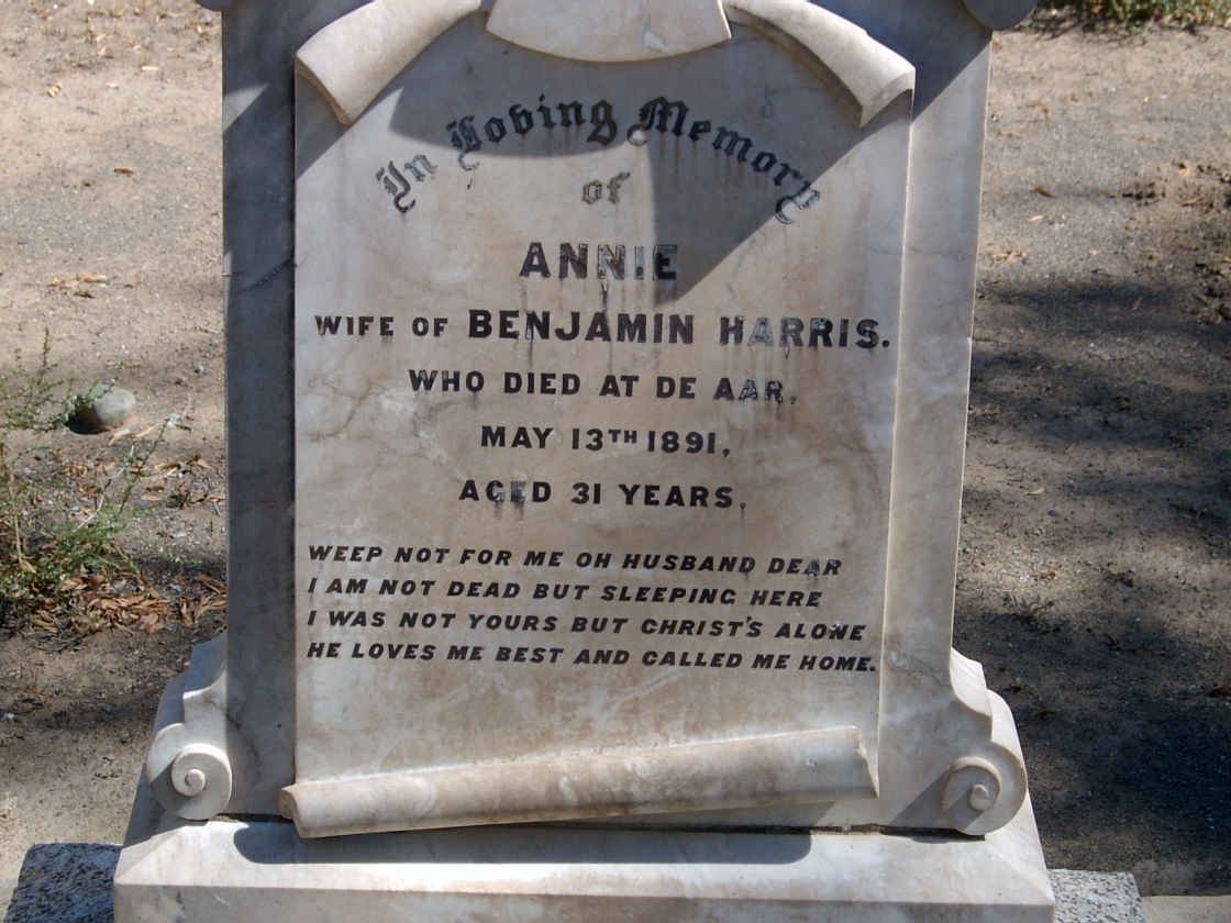 HARRIS Annie -1891