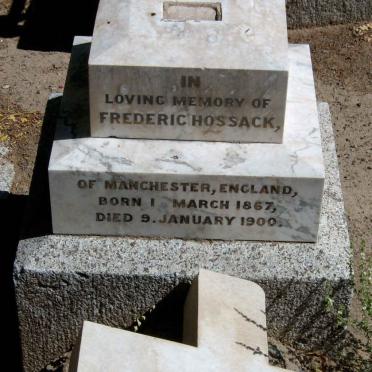 HOSSACK Frederic 1867-1900