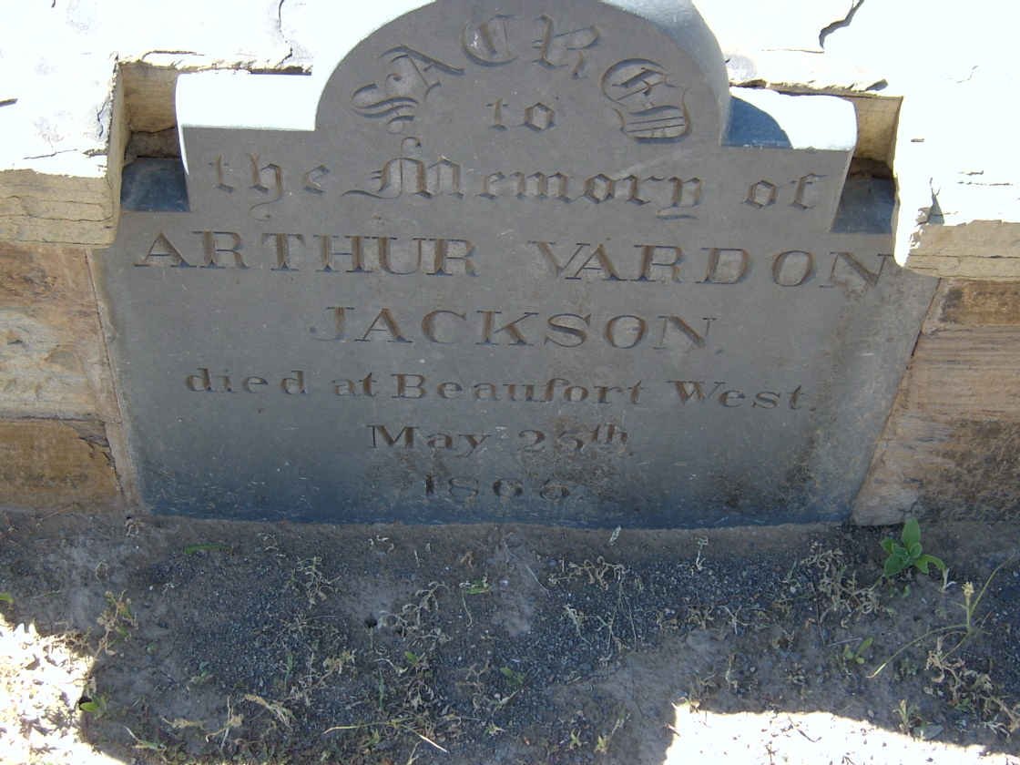 JACKSON Arthur Vardon -1868