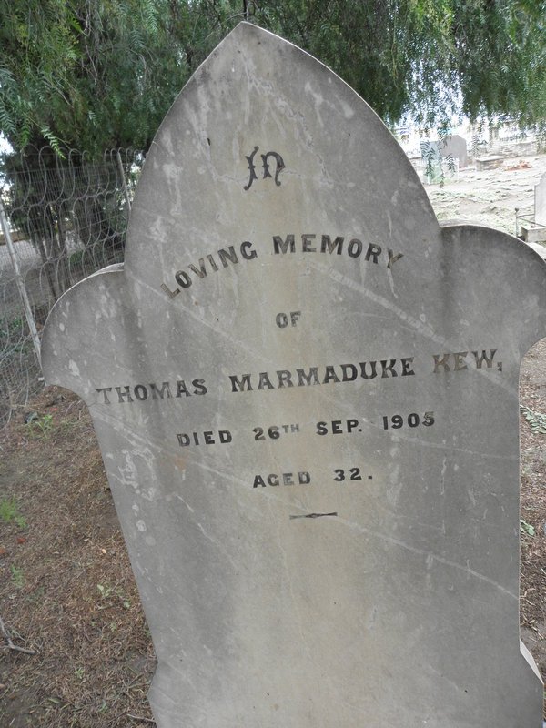 KEW Thomas Marmaduke -1905