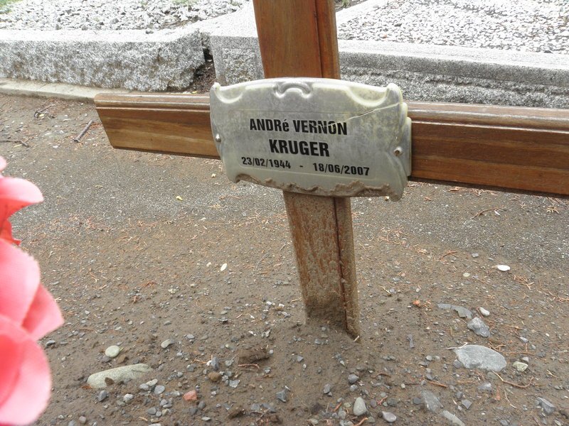 KRUGER Andre Vernon 1944-2007