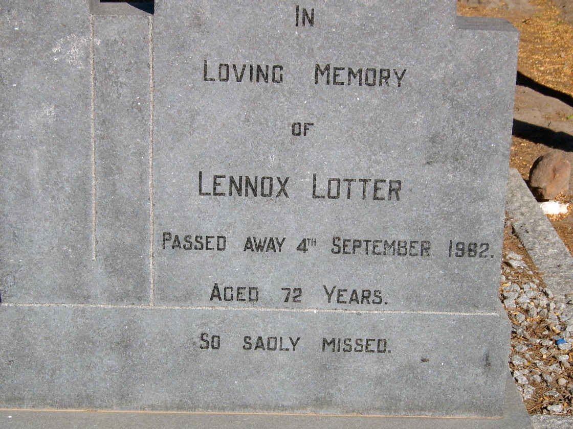 LOTTER Lennox -1982