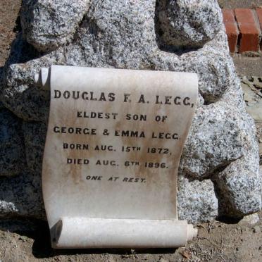 LEGG Douglas F.A. 1872-1896