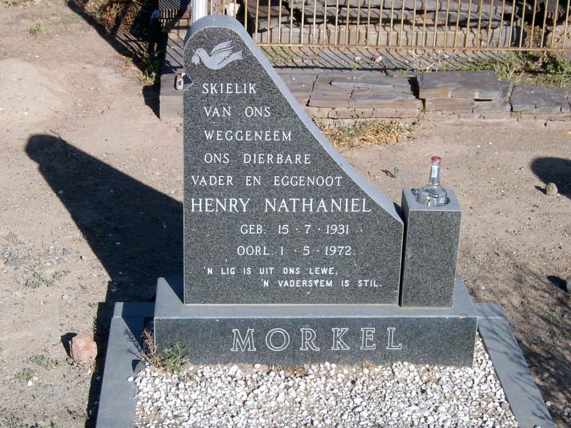 MORKEL Henry Nathaniel 1931-1972