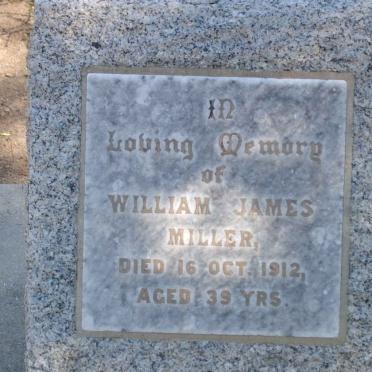 MILLER William James -1912