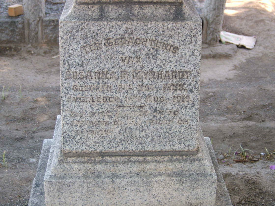 MYNHARDT Susanna P. 1833-1919