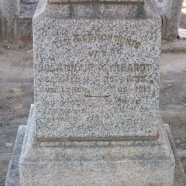 MYNHARDT Susanna P. 1833-1919