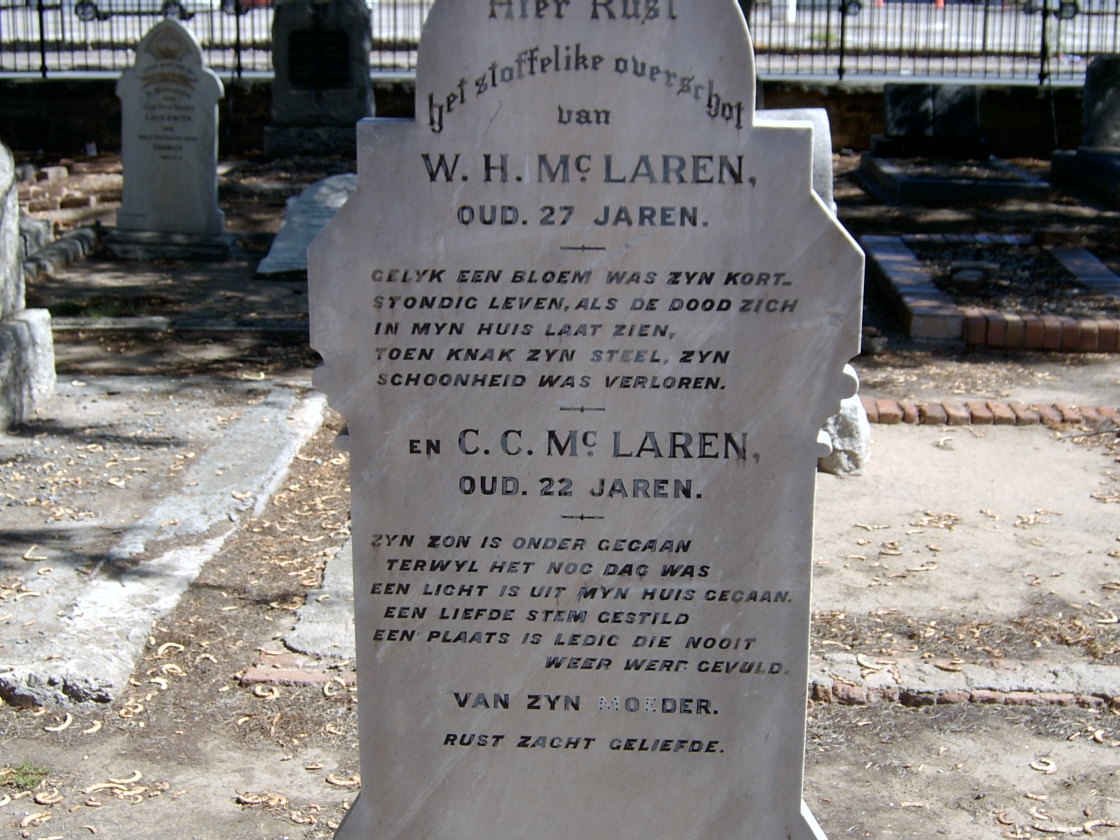 McLAREN W.H. :: McLAREN C.C.