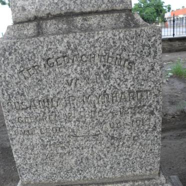 MYNHARDT Tobias Johannes 1827-1898 &amp; Susanna P. 1838-1919