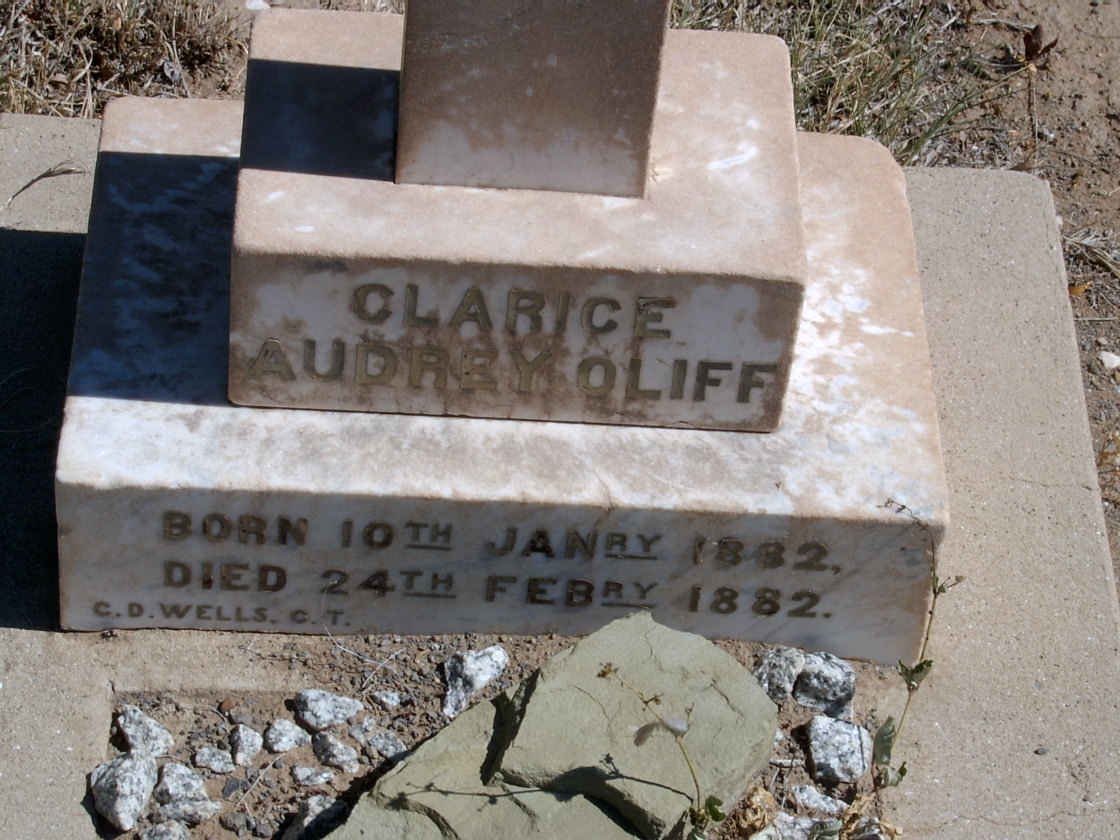 OLIFF Clarice Audrey 1882-1882