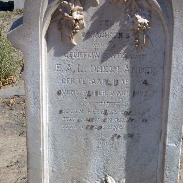 OBERLANDER E.A.L. 1864-1902