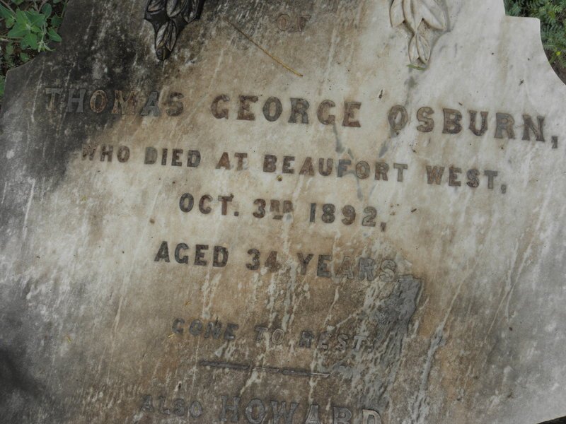 OSBURN T.G. -1892 :: OSBURN M. -1892