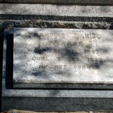 PIENAAR Francois Daniel 1857-1939