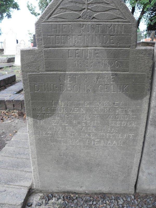 PIENAAR Lenie 1883-1920