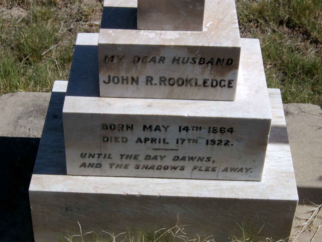 ROOKLEDGE John R. 1864-1922
