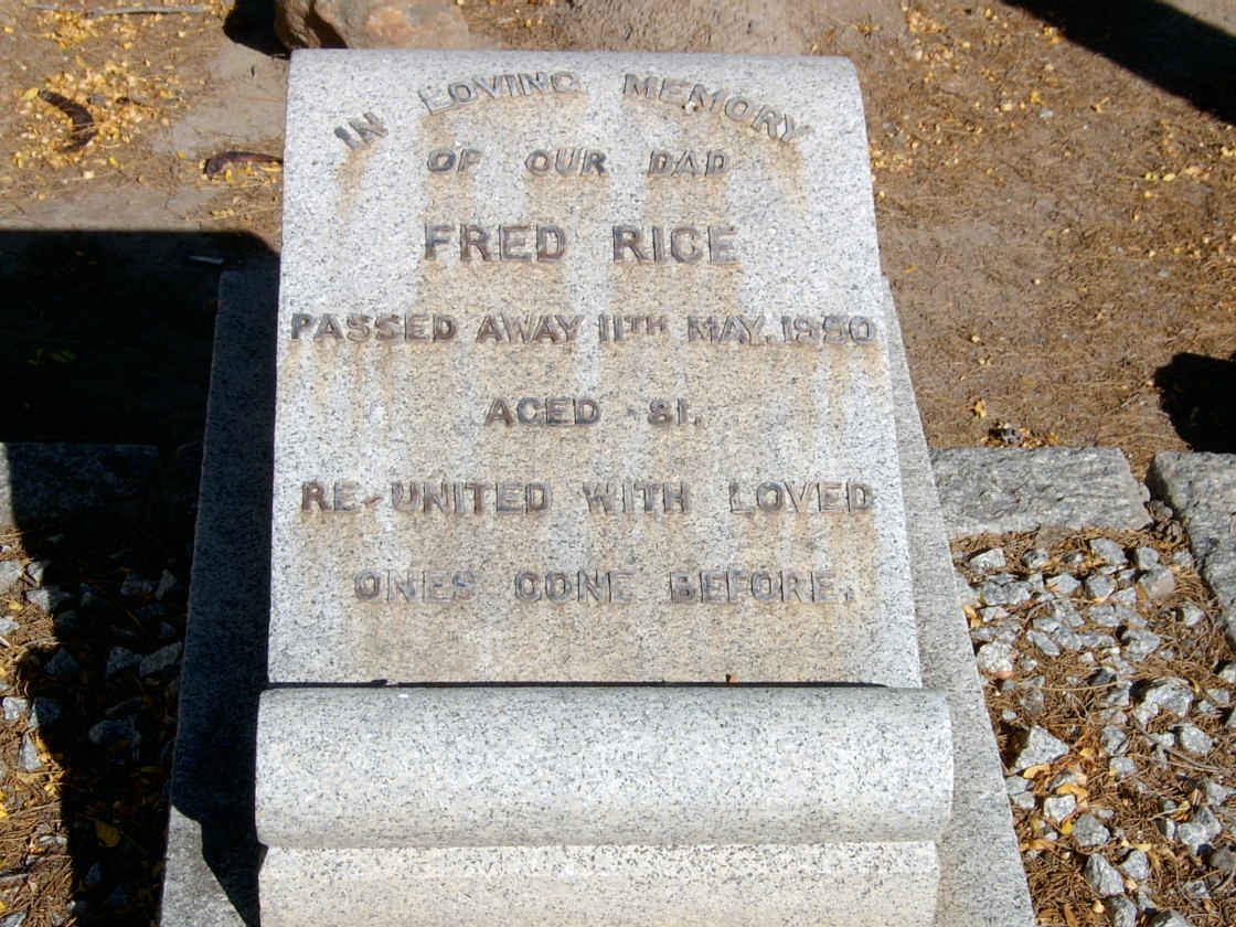 RICE Fred -1950