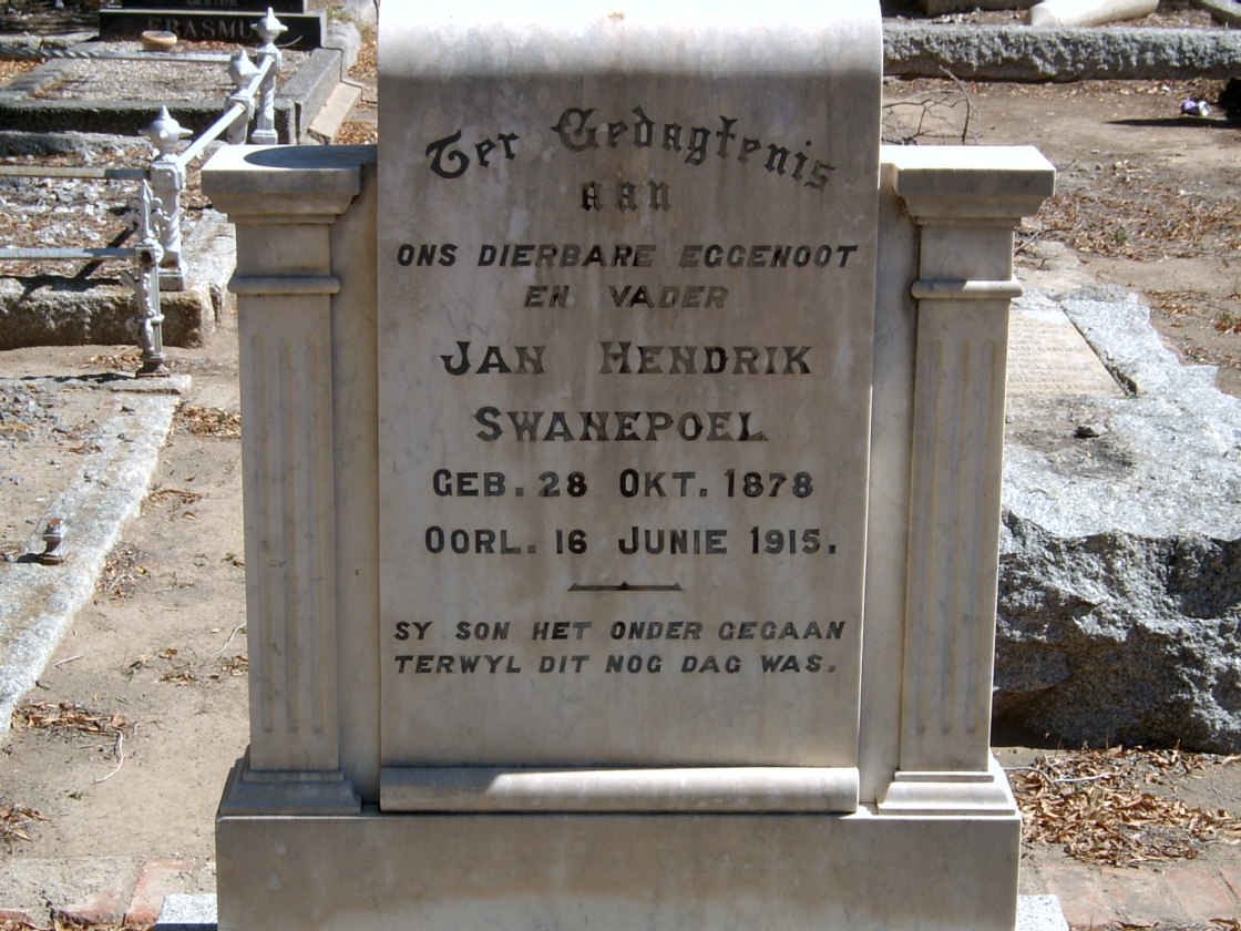 SWANEPOEL Jan Hendrik 1878-1915