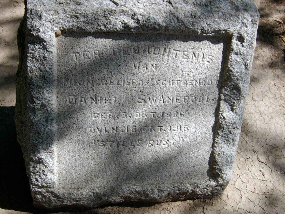 SWANEPOEL Daniel 1886-1919