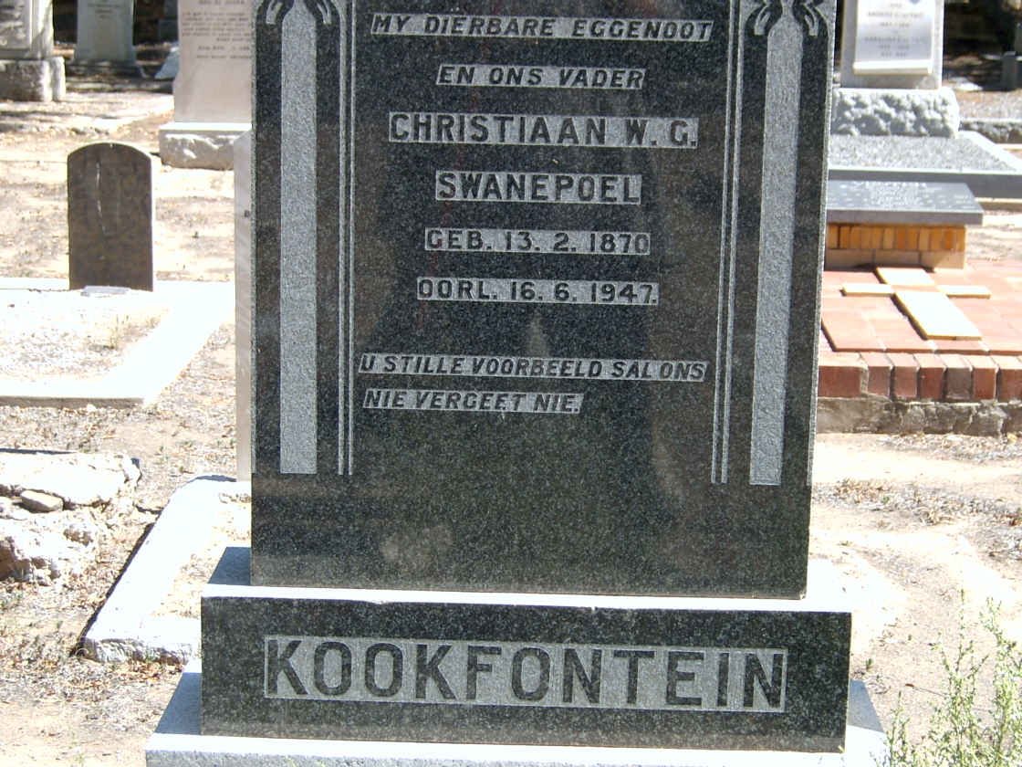SWANEPOEL Christiaan W.G. 1870-1947
