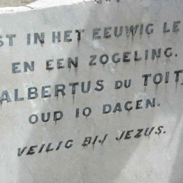 TOIT Albertus, du