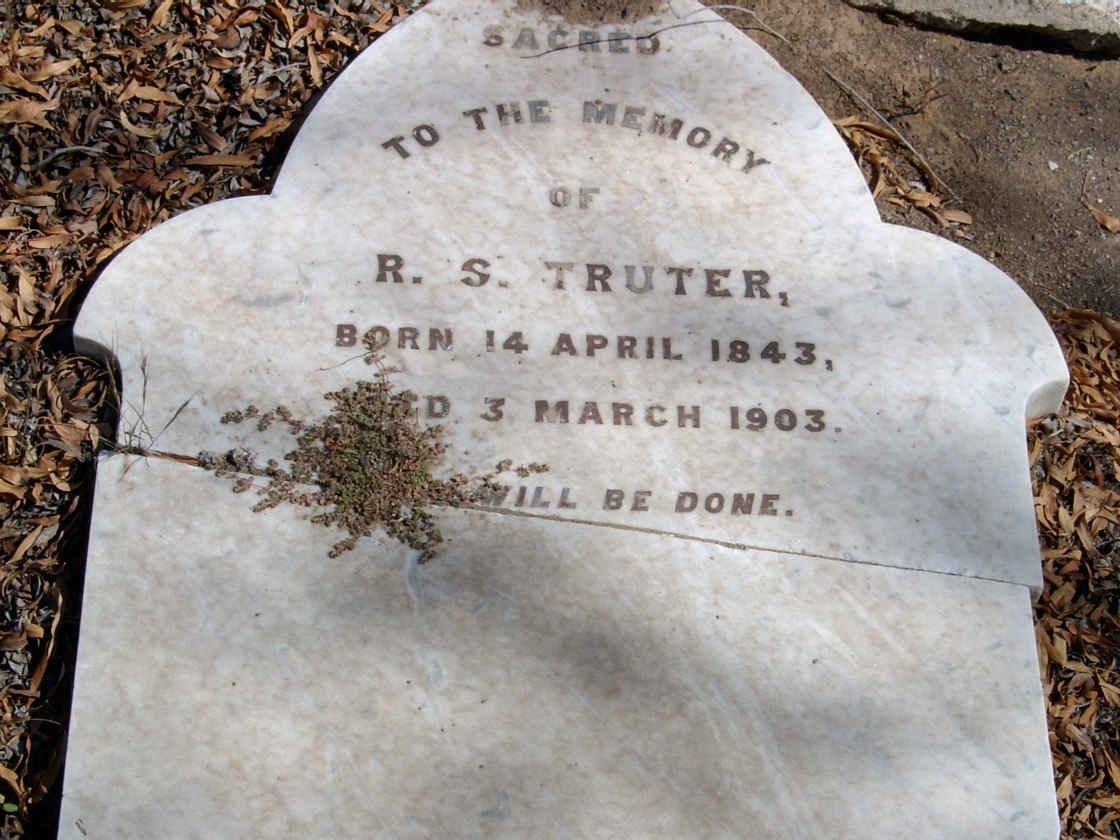 TRUTER R.S. 1843-1903