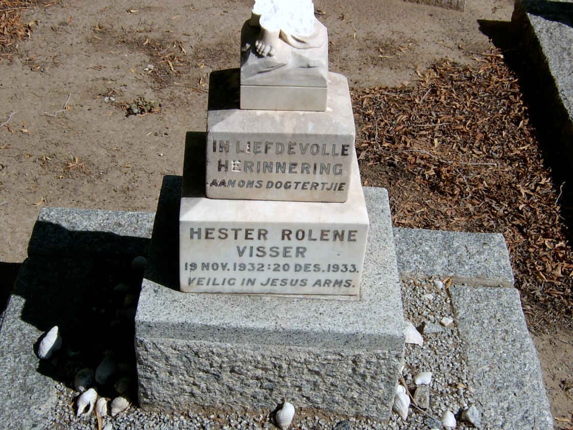 VISSER Hester Rolene 1932-1933
